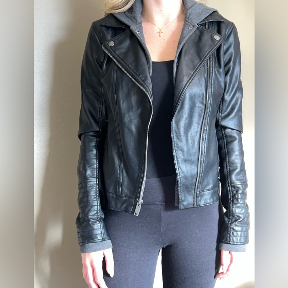 Hollister Leather Jacket